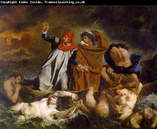 Eugene Delacroix The Barque of Dante
